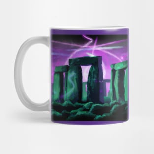 Stonehenge During a Mystical Lightning Storm Mug